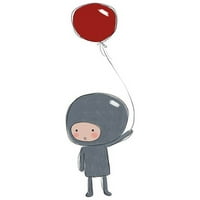 Астронавтен балон от печат от Лия Стратма