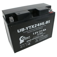 UB -YTX24HL -BS подмяна на батерията за Arctic Cat ZL CC Snowmobile - фабрично активиран, без поддръжка, мотоциклетна батерия - 12V, 21AH, марката на батерията Upstart