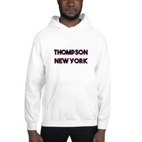 Два тона Thompson New York Hoodie Pullover Sweatshirt от неопределени подаръци