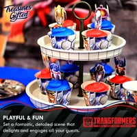 Transformers Cake Topper & Transformers Cupcake Toppers Kit