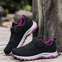 Женски обувки маратонки с ниска топ дишаща каишка ежедневни маратонки леки спортове жени обувки черно 9