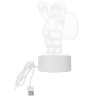 Коледна светодиодна светлина Практична лампа за зареждане на лампа за зареждане на нощна шкафче
