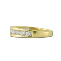 Сватбена лента Diamond Stone 1. CT TW в 14K жълто злато.size 7.5