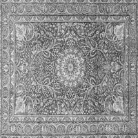 Ahgly Company вътрешен правоъгълник медальон сиви традиционни килими, 4 '6'