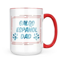 Neonblond Dog & Cat Dad Galgo espa? Ol халба подарък за любители на чай за кафе