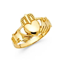 Jewels 14K златни мъжки келтски кладах приятелство с пръстен размер 7
