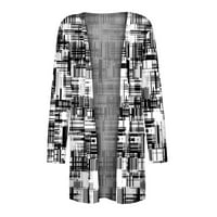 Pimfylm дамски жилетка Kimono Knit дълги жилетки за жени сиви 2xl