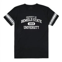 Република 535-266-Blk-Bemidji Държавен университет тениска, черно-бели-средни
