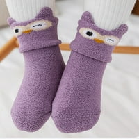 Cuoff чорапи Компресиране чорапи Бебешки анти-плъзгане на пода сладък памучен анимационен филм топъл под за малко дете за мъже