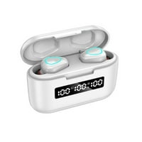 Bluetooth слушалки TWS обадете се на спорт с LED троен истински цифров дисплей зареждане на зареждане на обаждания за намаляване на шума Siri гласови слушалки с 3500mah 50mah 3.31*2.2*1.3in