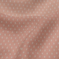 OneOone Viscose Jersey Peach Fabric Polka Dots Шиещ материал от печат от печат на двора