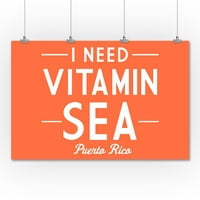 Пуерто Рико, имам нужда от витаминско море, каза просто