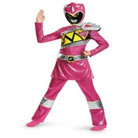 Pink Ranger Dino Charge Girls Deluxe Costume