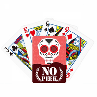 Червени очи l Мексико Национална култура Илюстрация Peek Poker Игрална карта Частна игра