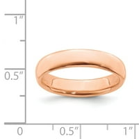 Сребърен сребърен изрази, подредени с розово полиран пръстен размер: 5; за възрастни и тийнейджъри; За жени и мъже