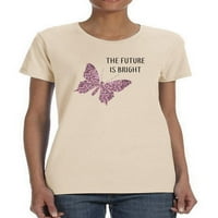 Бъдещето е ярко блясък тениска жени -разно от Shutterstock, женска среда