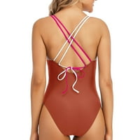 Srungten Women Sexy Bikini Bikini Swimsuit Trim Trim Waterproof Flapper Edge High Aists Bynsuits for Women