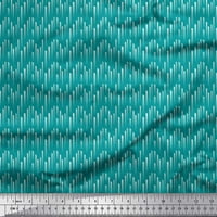 Soimoi памучна фланелка тъканна диагонална линия малка печат тъкан край двора