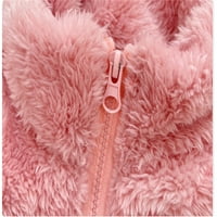 Kali_store Little Girl Jacket Winter Coats for Girls Cute Stern Hoods Light Jacket Louterwear Pink, 2- години