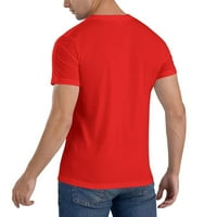 Мъжки тениска Исус е моят спасител Котировка Подкрепа президент Мъжки графична тениска Графична религиозна гордост САЩ флаг Патротична тениска за мъже червено