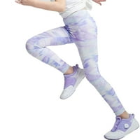 Ешо момичета Атлетични танцови гамаши Бързи сухи кльощави панталони активно облекло за фитнес тичане йога колоездене, 4- години