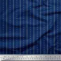 Soimoi Poly Georgette Fabric Triangle Shirting Printed Craft Fabric край двора