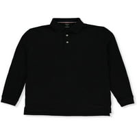 Френски тост мъжки риза Pique Pique Polo - Black, XL