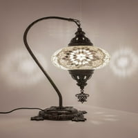Различни вариации Мозаечна лебедова лампа за маса, турска мозаечна лампа, нощна светлина, мароканска мозаечна лампа, ръчно изработена лампа специален подарък