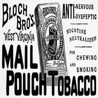 Пощенски торбичка тютюн, 1894. Реклама на списание Намерика, 1894. Печат на плакати от