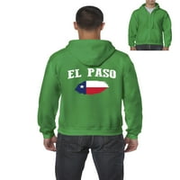 Мъжки суичър с пълен цип пуловер - Ел Пасо