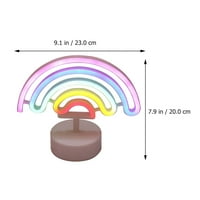Rosarivae Rainbow Shape Night Light Party Home Decoration Table Lamp без батерия