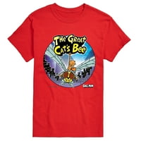 Мъж на кучета - The Great Catsbee - Графична тениска с къси ръкави за мъже