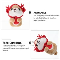 Creative Keychain Cartoon Plush Doll висулка прекрасна чанта Висяща орнамент