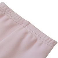 Paille Girls Thermal Long Johns сгъстяващи гамаши еластични талии основен слой удобни панталони от руно атлетични панталони розово