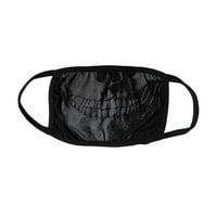 Kreepsville Skull Death Grey Mask Mask Mash Cover Black