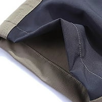 Uorcsa универсален износен устойчив контраст гащеризони дълго бързо изсушаване на открито еластично модни мъжки панталони тъмно синьо