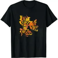 Тениска на животински пеперуди