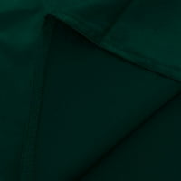 Клирънс дамски ризи с дълъг ръкав с дължина манкета сатен гнездо от твърд цвят на блузи блузи, зелени