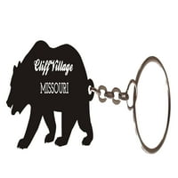 Ключов кейсхайн на Cliff Village Missouri Metal Bear Keychain