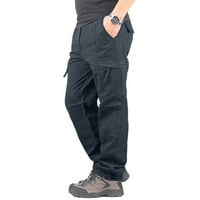 Мъжки панталони ежедневни много джобни закопчалки с цип мъжки товарни панталони на открито панталони панталони панталони