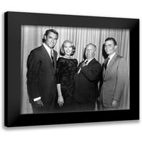 Холивудски фото архив Black Modern Framed Museum Art Print, озаглавен - Cary Grant - Северно от Северозапад