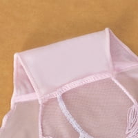 Сладко бельо за жени дамски гащи брифи за свободно време вратовръзка безпроблемна талия розово m