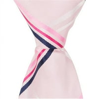 XP - In. Възрастни вратовръзки - розово с розови и военноморски ивици