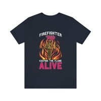 Пожарникарска съпруга персонализирана тениска на графична риза