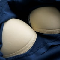 Камис за жени плътна цветна резба с сутиен с подложка за гърди една долна риза