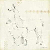 Llama Land Poster Print от Ейвъри Тилмон